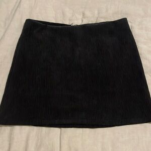 Corduroy mini skirt